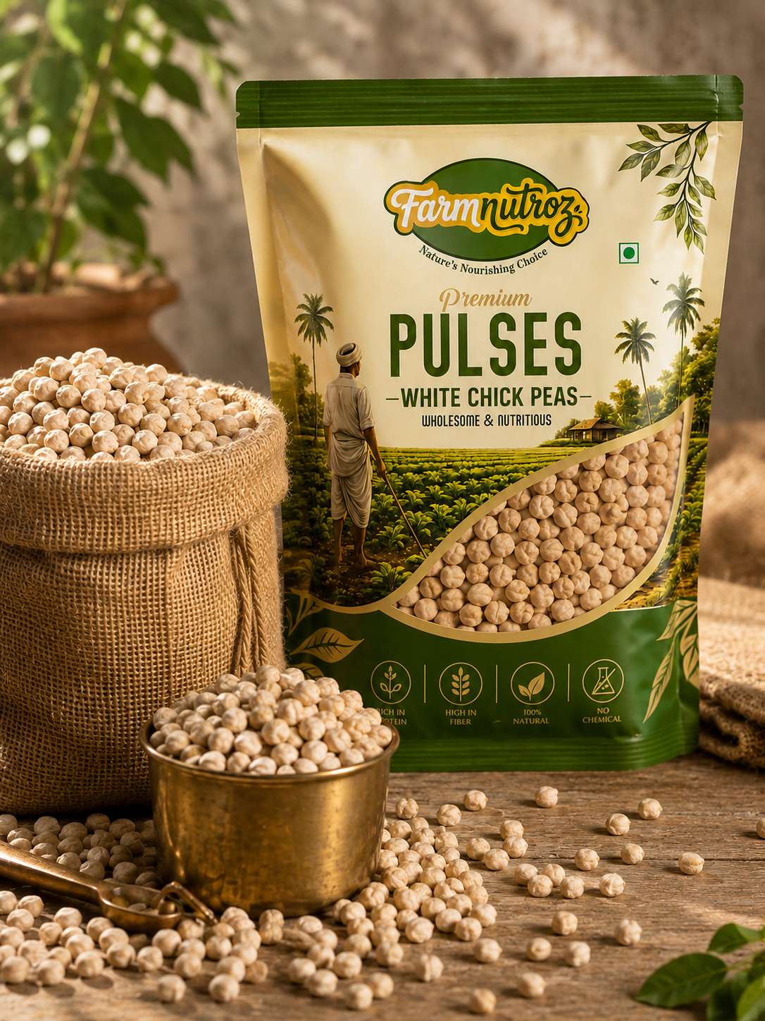 White Chick peas